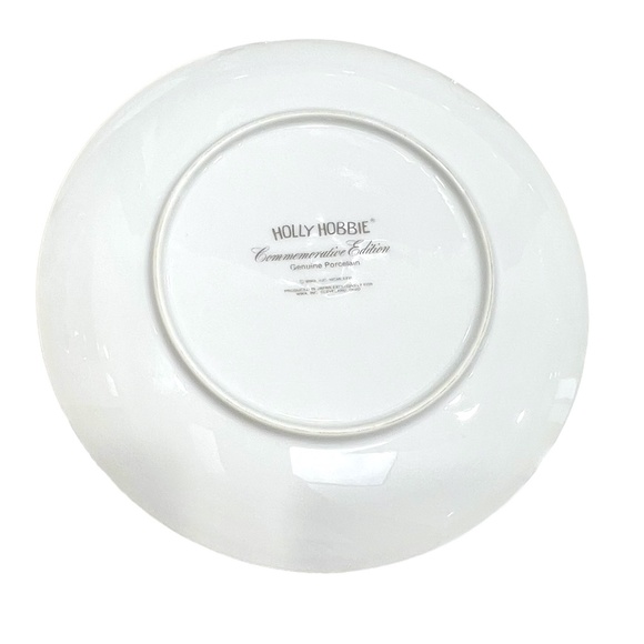 HOLLY HOBBIE 1976 "WHO ELSE BUT A MOTHER" MOTHER'S DAY 8" PLATE WITH GOLD TRIM - Picture 7 of 16